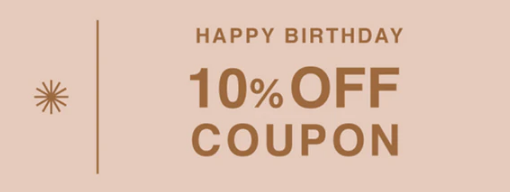 ジョンマスターオーガニック 誕生日クーポン10％OFF