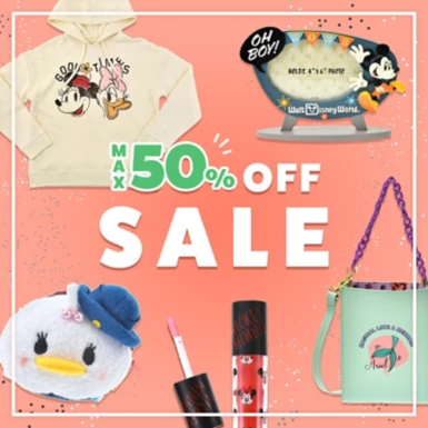 季節に合わせたセールで最大50％OFF